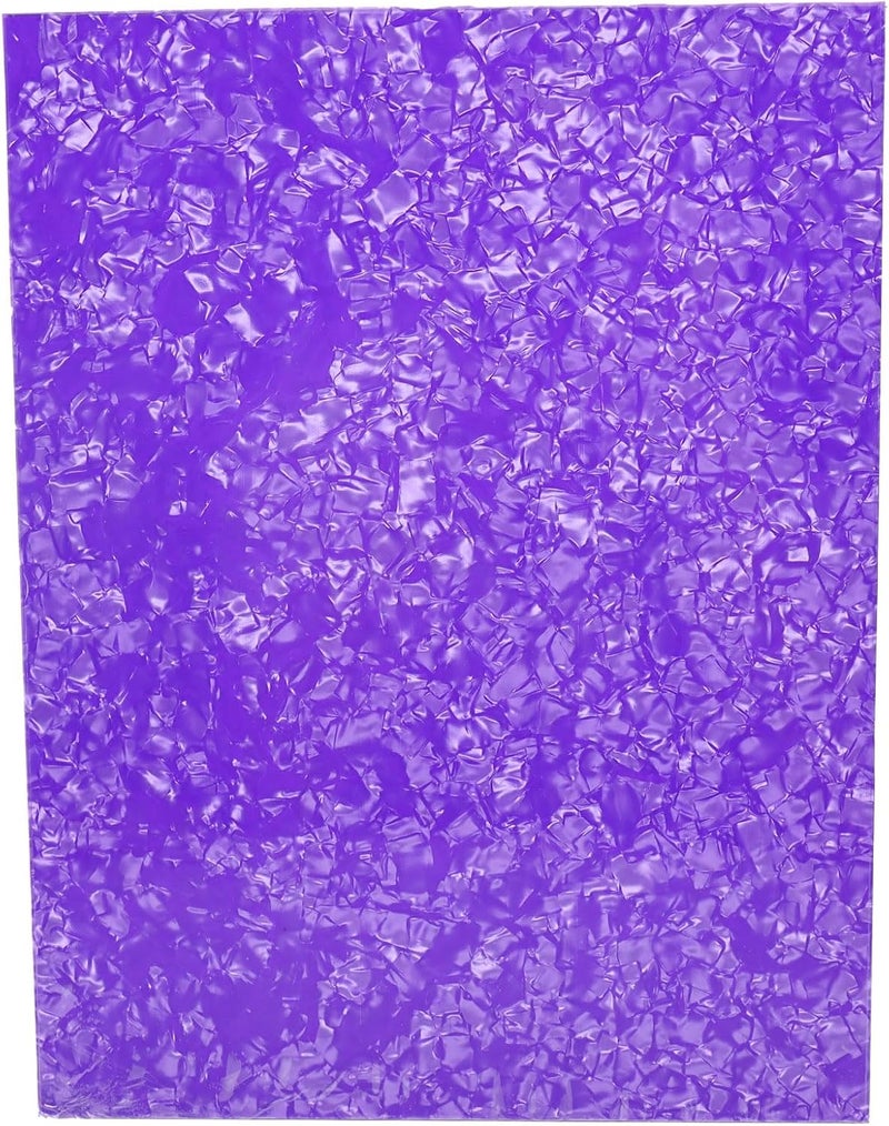 gonymask 3-Ply Guitar Pickguard 24x31DIY Material Blank Pick Guard Scratch Plate Sheet for Strat Tele Electric Guitar Jazz Precision Bass (Purple Pearl) - Image 1